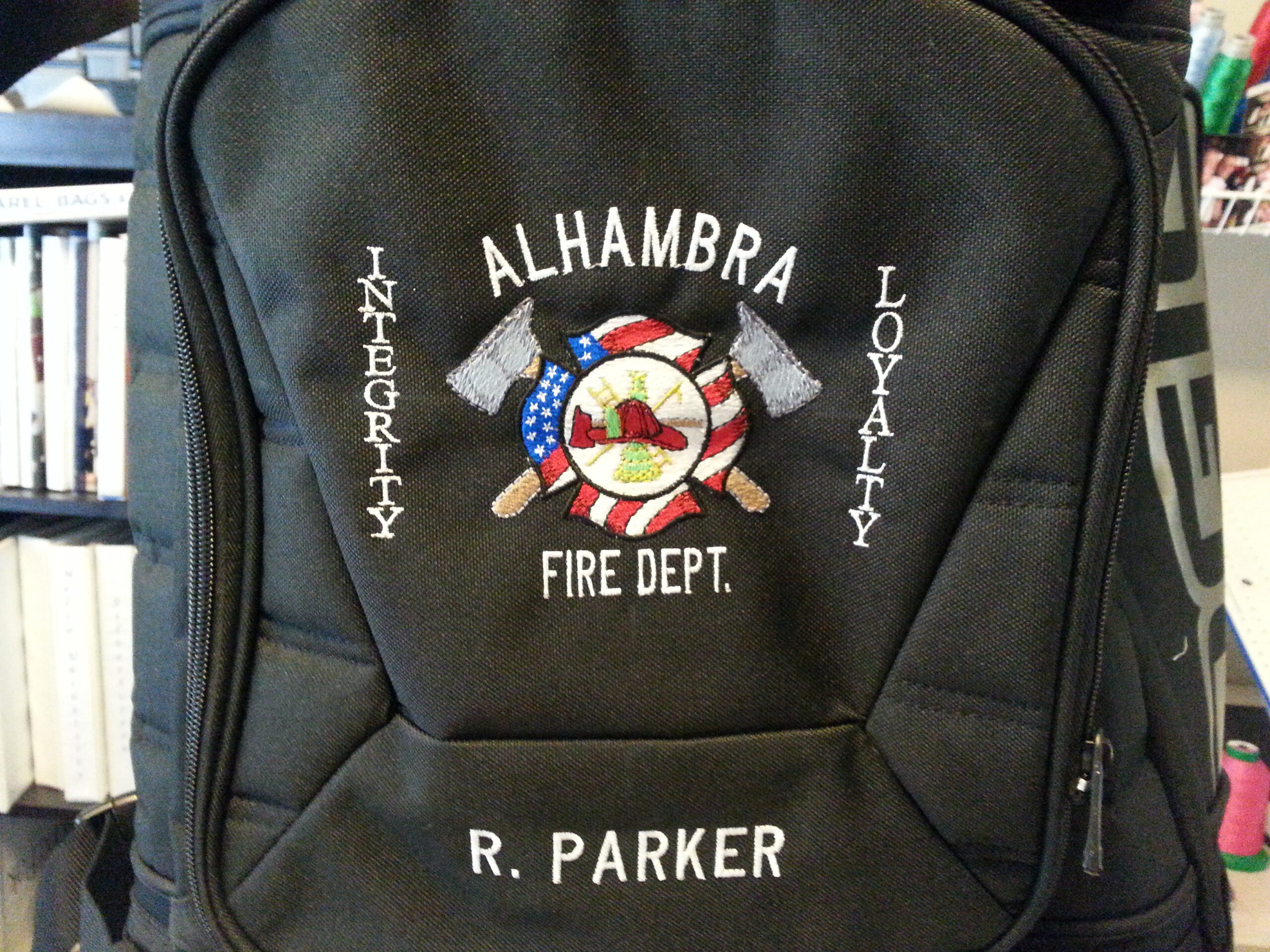 Alhambra Fire Department Custom Bag